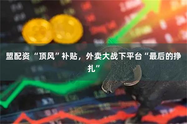 盟配资 “顶风”补贴，外卖大战下平台“最后的挣扎”